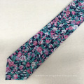 Chinesischer Lieferant Ihre eigene Marke Baumwolldruck Mens Floral Tie